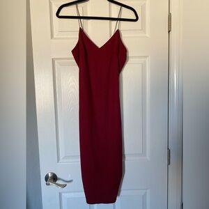 Charlotte Russe - Red midi dress